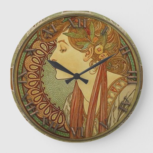 Art Nouveau-klok Grote Klok (Voorkant)