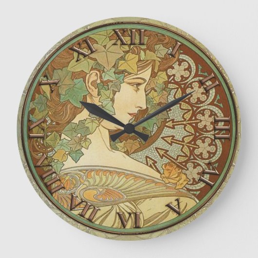 Art Nouveau-klok Grote Klok (Voorkant)