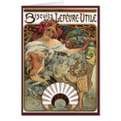 art nouveau, koekjes van Alphonse Mucha (Voorkant)