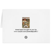  art nouveau, koekjes van Alphonse Mucha (Achterkant Horizontaal)