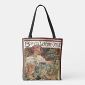  art nouveau, koekjes van Alphonse Mucha Tote Bag (Achterkant)