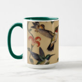 Art Nouveau Kolibrie Mok (Links)