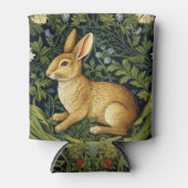 Art nouveau konijn in de tuin blikjeskoeler (Voorkant)