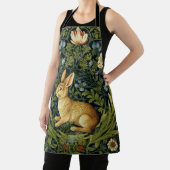 Art nouveau konijn in de tuin schort (Insitu)