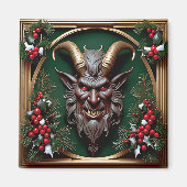 Art Nouveau Krampus magneet (Voorkant)