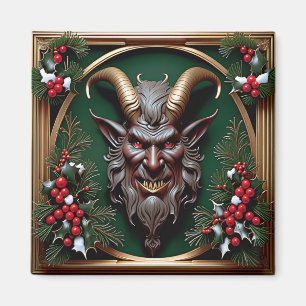 Art Nouveau Krampus magneet