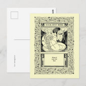  art nouveau / kunst en ambachtelijke stijl briefkaart (Voorkant / Achterkant)