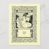  art nouveau / kunst en ambachtelijke stijl briefkaart (Voorkant)