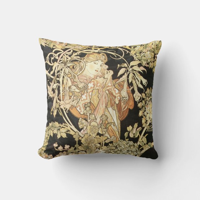 Art Nouveau kussen (Voorkant)