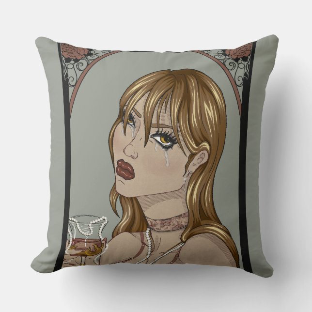 Art nouveau kussen (Voorkant)