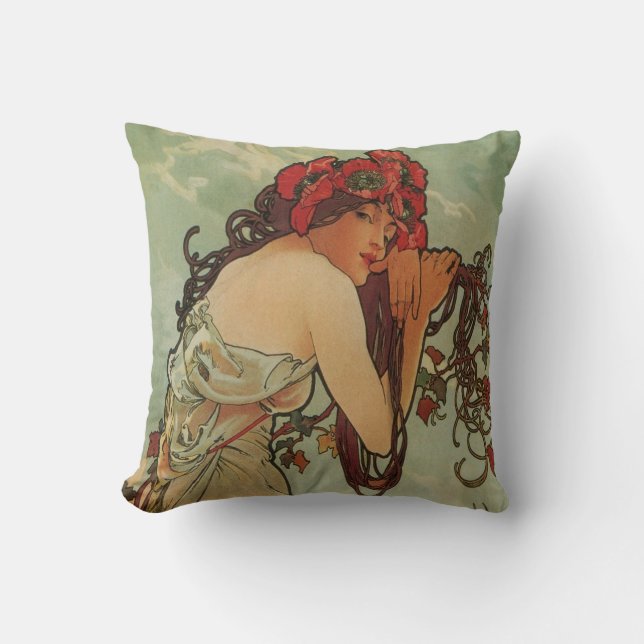 Art Nouveau kussen (Voorkant)