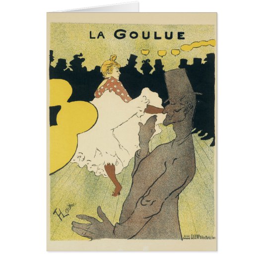 Art Nouveau, La Goulue van Toulouse Lautrec (Voorkant)