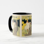  Art Nouveau, La Goulue van Toulouse Lautrec Mok (Voorkant links)