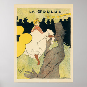  Art Nouveau, La Goulue van Toulouse Lautrec Poster