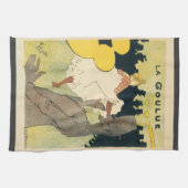 Art Nouveau, La Goulue van Toulouse Lautrec Theedoek (Horizontaal)
