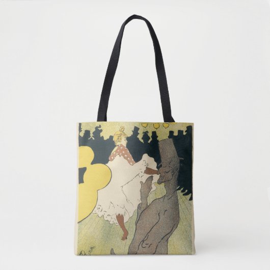  Art Nouveau, La Goulue van Toulouse Lautrec Tote Bag (Voorkant)