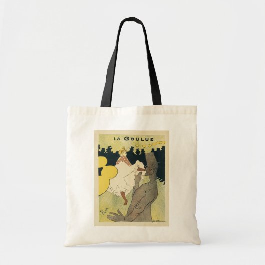  Art Nouveau, La Goulue van Toulouse Lautrec Tote Bag (Voorkant)