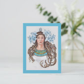  art nouveau La Princesse Lointaine Briefkaart (Staand voorkant)