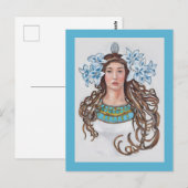  art nouveau La Princesse Lointaine Briefkaart (Voorkant / Achterkant)