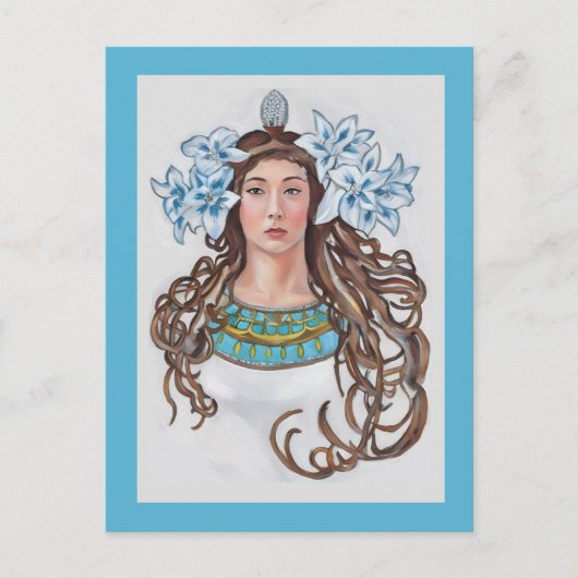  art nouveau La Princesse Lointaine Briefkaart (Voorkant)