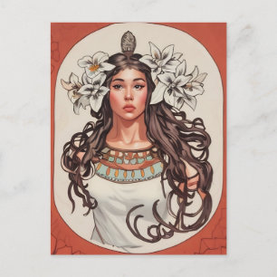 Art Nouveau La Princesse Lointaine Kaart