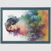 Art Nouveau Lady 13 depotpapier Tissuepapier (Voorkant)