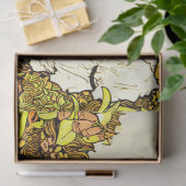 Art Nouveau Lady 14 debetpapier Tissuepapier (Geschenk)