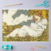 Art Nouveau Lady 14 debetpapier Tissuepapier (Craft)