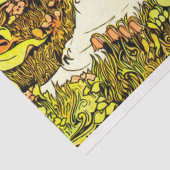 Art Nouveau Lady 14 debetpapier Tissuepapier (Detail)