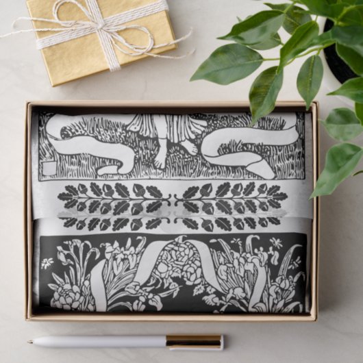 Art Nouveau Lady 17-depotpapier Tissuepapier (Geschenk)