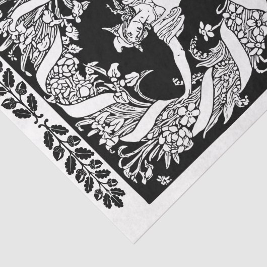 Art Nouveau Lady 17-depotpapier Tissuepapier (Detail)