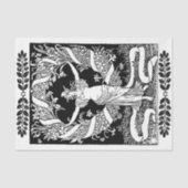 Art Nouveau Lady 17-depotpapier Tissuepapier (Voorkant)