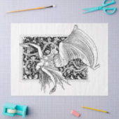 Art Nouveau Lady 18 Decoupage Tissue Paper Tissuepapier (Craft)