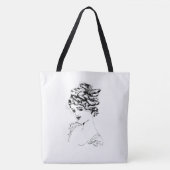 Art Nouveau Lady 1917 Fine Art Tote Bag (Voorkant)