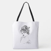Art Nouveau Lady 1917 Fine Art Tote Bag (Achterkant)