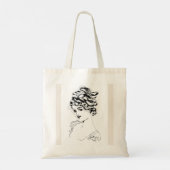 Art Nouveau Lady 1917 Fine Art Tote Bag (Achterkant)