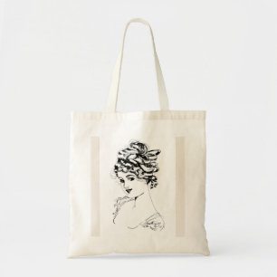 Art Nouveau Lady 1917 Fine Art Tote Bag