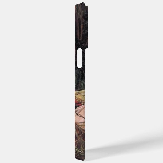 Art Nouveau Lady Case-Mate iPhone Case (Achterkant / Rechts)