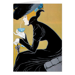  Art Nouveau, Lady Drink Marco Polo Tea
