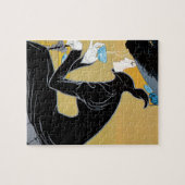 Art Nouveau, Lady Drink Marco Polo Tea Legpuzzel (Horizontaal)