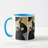  Art Nouveau, Lady Drink Marco Polo Tea Mok (Links)