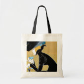  Art Nouveau, Lady Drink Marco Polo Tea Tote Bag (Voorkant)