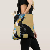  Art Nouveau, Lady Drink Marco Polo Tea Tote Bag (Dichtbij)