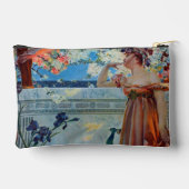 Art nouveau lady en peace ock etui (Achterkant)