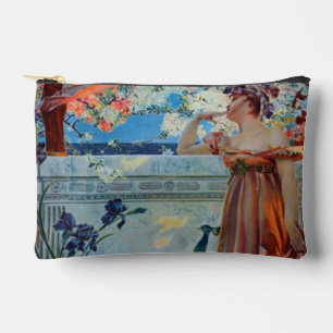 Art nouveau lady en peace ock etui