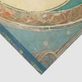 Art Nouveau Lady Fairy Alphonse Mucha Ephemera Tissuepapier (Detail)