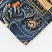 Art Nouveau Lady Flower Bird Rabbit Fleece Blanket Deken (Hoek)