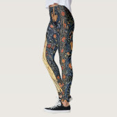 Art Nouveau Lady Flowers All Over Print Leggings (Links)