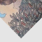 Art Nouveau Lady Garden Franse ontvlechting Tissuepapier (Detail)