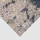 Art Nouveau Lady Garden Franse ontvlechting Tissuepapier (Detail)